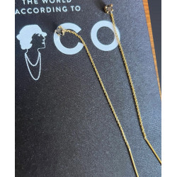PENDIENTES CHAIN BLACK
