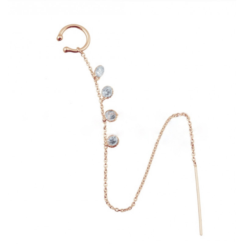 EAR CUFF LINE & STONES EAR CUFF LINE & STONES