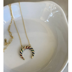 COLGANTE ETHNIC COLORS GOLD