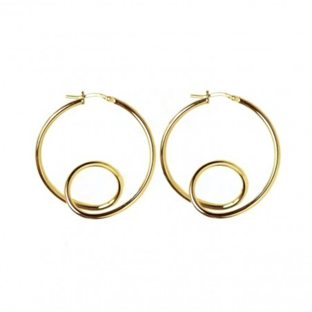 PENDIENTES WAVE GOLD