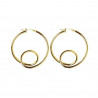 PENDIENTES WAVE GOLD