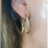PENDIENTES WAVE GOLD
