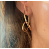 PENDIENTES WAVE GOLD
