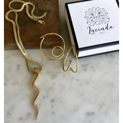 PENDIENTES WAVE GOLD