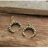 PENDIENTES ETHNIC MOON GOLD