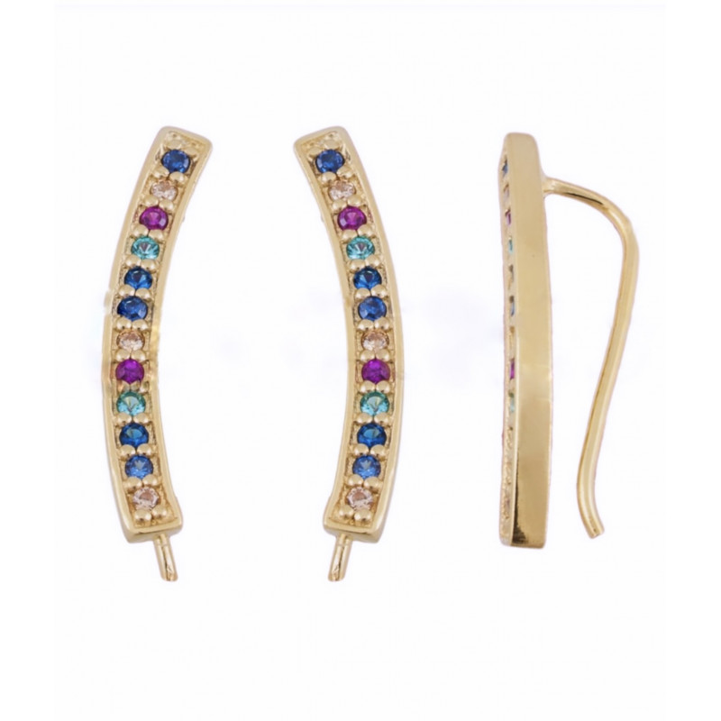 PENDIENTES RAINBOW GOLD PENDIENTES RAINBOW GOLD