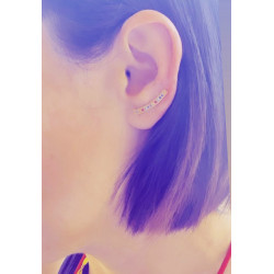 PENDIENTES RAINBOW GOLD