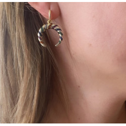 PENDIENTES ETHNIC MOON GOLD