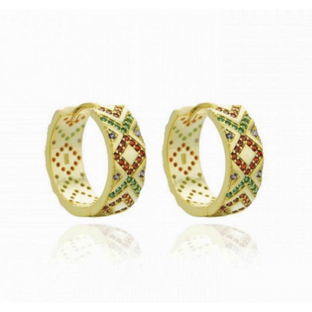 PENDIENTES ETHNIC COLORS GOLD