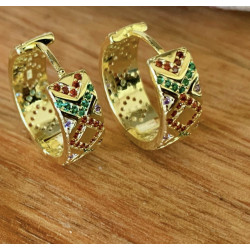 PENDIENTES ETHNIC COLORS GOLD