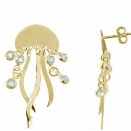 PENDIENTES MEDUSA GOLD