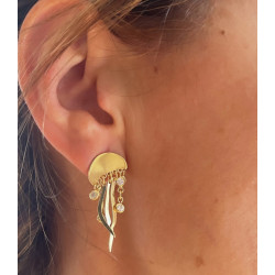 PENDIENTES MEDUSA GOLD