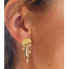 PENDIENTES MEDUSA GOLD