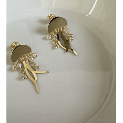 PENDIENTES MEDUSA GOLD