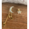 PENDIENTES LUA E ESTRELLA GOLD