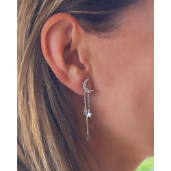 PENDIENTES LUA E ESTRELA