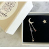 PENDIENTES LUA E ESTRELA