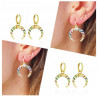 PENDIENTES ETHNIC MOON GOLD