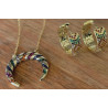 COLGANTE ETHNIC COLORS GOLD