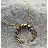COLGANTE ETHNIC COLORS GOLD