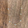 GARGANTILLA LINE & STONES GOLD