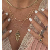 GARGANTILLA LINE & STONES GOLD