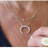 GARGANTILLA LINE & STONES GOLD