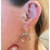 PENDIENTES ETHNIC MOON GOLD