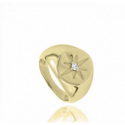 ANILLO ESTRELLA POLAR GOLD