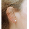 PENDIENTE DOUBLE CIRCLE GOLD