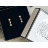 PENDIENTES TRIPLE CIRCLE GOLD