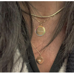 COLGANTE RAINBOW GOLD
