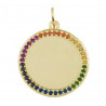 COLGANTE RAINBOW GOLD