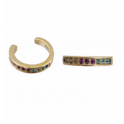 EAR CUFF RAINBOW