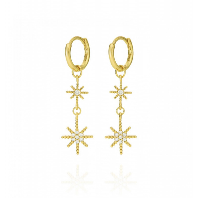 PENDIENTES STARS GOLD PENDIENTES STARS GOLD