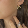 PENDIENTES RODAS WHITE GOLD