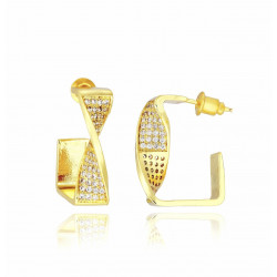 PENDIENTES  TWISTER GOLD