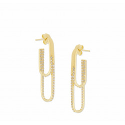 PENDIENTES PARDO MAXI GOLD