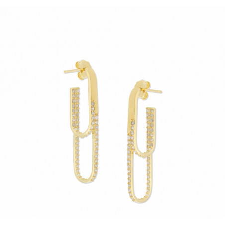 PENDIENTES PARDO MAXI GOLD