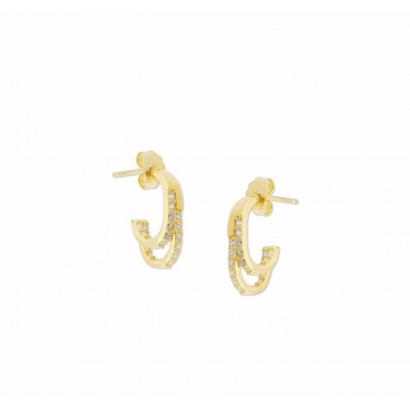 PENDIENTES PARDO MINI GOLD