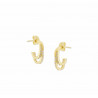 PENDIENTES PARDO MINI GOLD