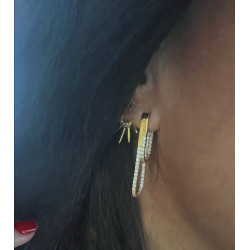 PENDIENTES PARDO MAXI GOLD